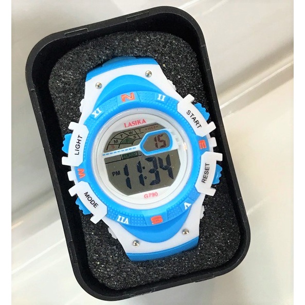 NEW Jam Tangan Anak Perempuan / Laki Digital Sport Lasika G790, Tahan Air & Dapat Kotak.