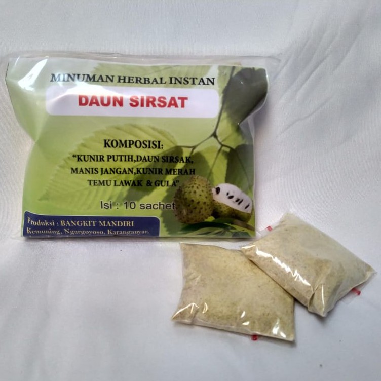 

Minuman kesehatan herbal Daun sirsat tradisional modern alami oleh oleh Karanganyar