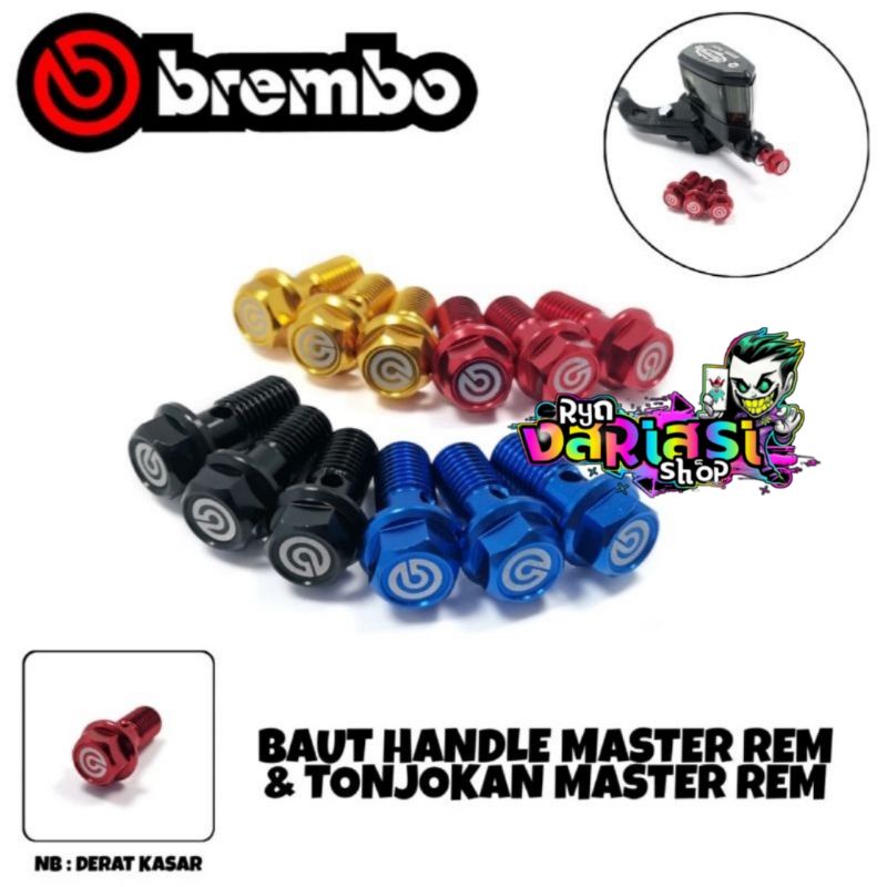 Baut Handle Master rem/Baut Tonjokan Master rem Belakang / Baut Kaliper Cnc
