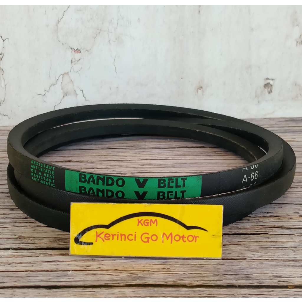 BANDO VAN BELT A-66 V BELT TALI KIPAS A66 FAN BELT VANBELT POLOS A-66