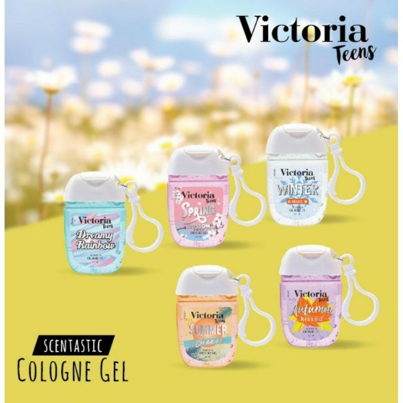 [PARFUM COLOGNE GEL] [36ML] [BPOM] Parfum Victoria Teens Cologne Gel 36 Ml | Spring Blossom | Winter Magic | Summer Breeze | Dreamy Rainbow | Autumn Kisses