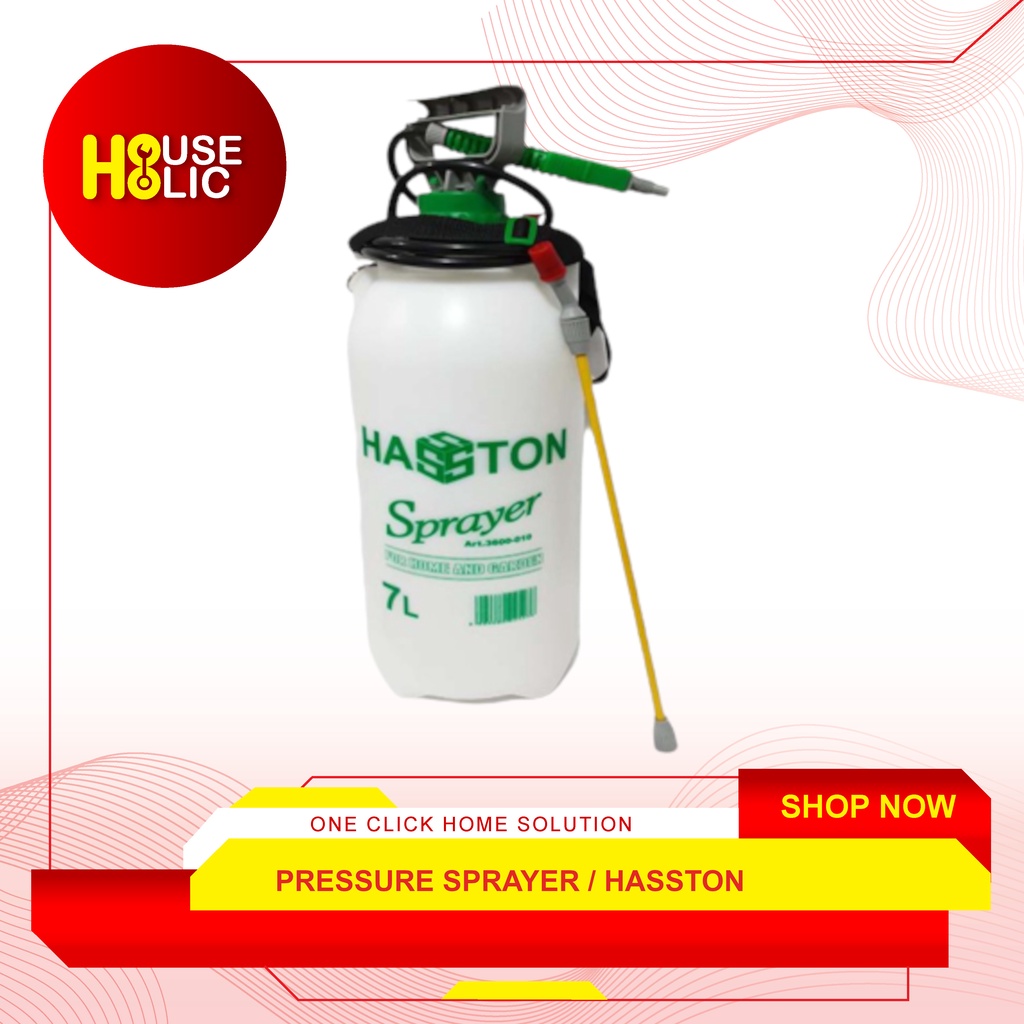 Botol Pressure Sprayer Portable 7 Liter / Alat Semprot Hama Hasston