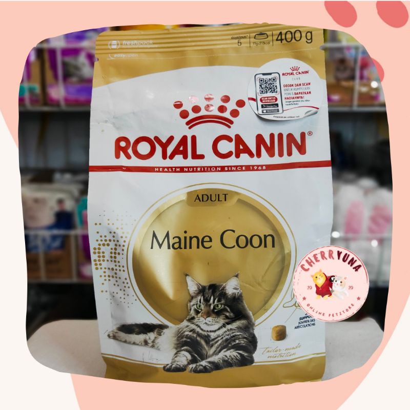 Royal Canin Maine Coon Adult Makanan Kucing Dewasa DryFood 400Gr