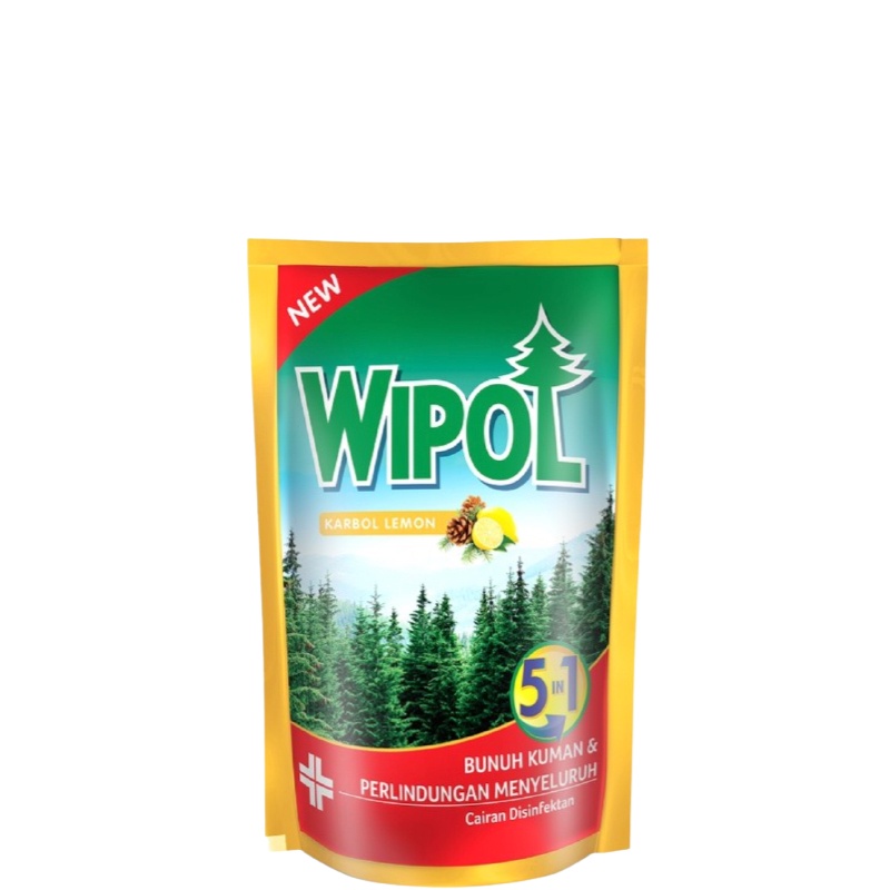 Wipol Sabun Karbol Pembersih Lantai Lemon Tangguh Bunuh Kuman 2 x 780 mL