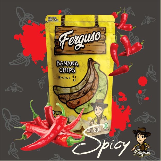 

Keripik Pisang Ferguso Rasa Spicy