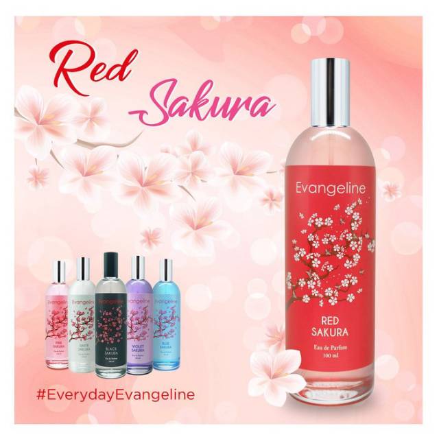 Evangeline Sakura Red Sakura Eau De Parfum 100ml