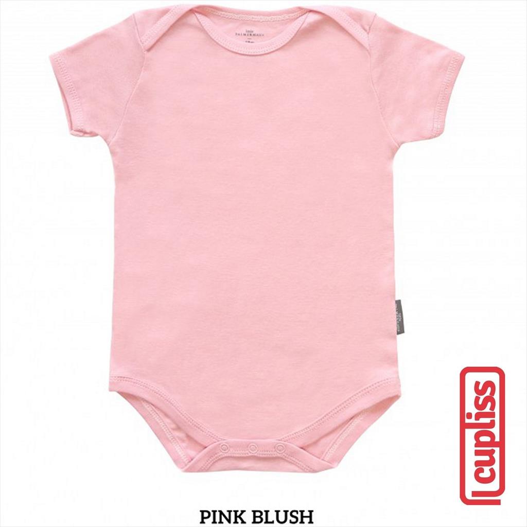 Pink Blush Little Palmerhaus  Everyday Bodysuit Short Sleeve Jumper