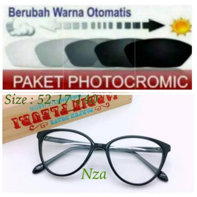 Frame Kacamata Wanita Terbaru, Kaca mata Anti UV, Kacamata Minus, Kaca mata PHOTOCROMIC