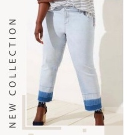 MINIOUTLET LOFT woman modern skinny jeans gradation washed celana ketat wanita jeans strech