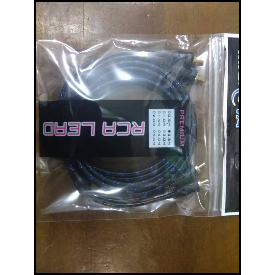 Promo Terbatas Kabel 2Rca / 2 Rca Mignova 2,5 Meter / 2,5Meter