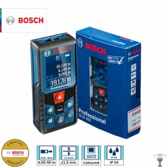 Bosch GLM 400 Pengukur Jarak Laser - Meteran Laser Digital