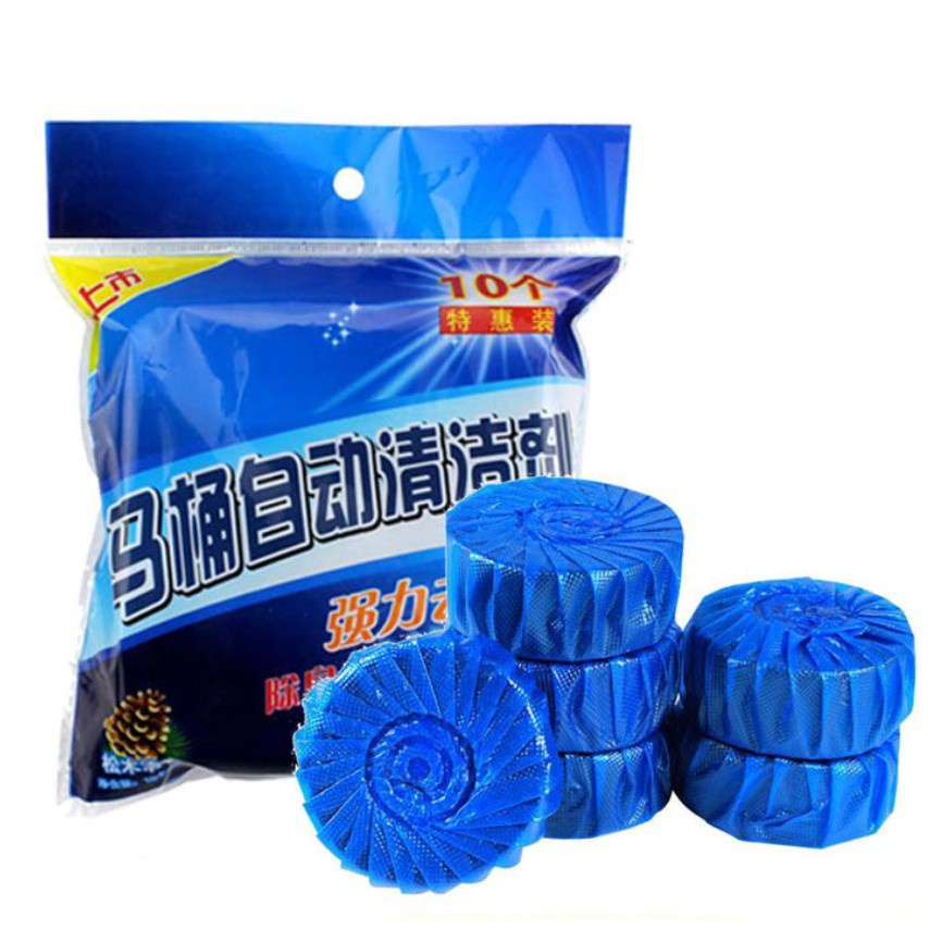 TABLET BIRU PEWANGI DAN PEMBERSIH CLOSET TOILET 54 GR ANTI BAU DAN JAMUR  [SWEETSPACE]