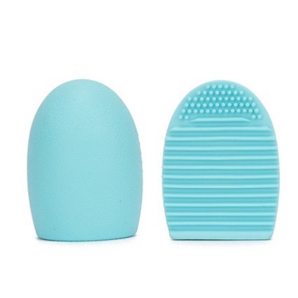 FYGALERYSURABAYA HL0184 Brush Egg Pad Alat Pembersih Kuas Makeup Brush Cleaner Bahan silikon