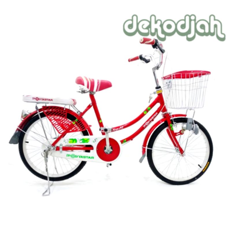 Sepeda Mini Anak Perempuan 20" Phoenix Star Keranjang
