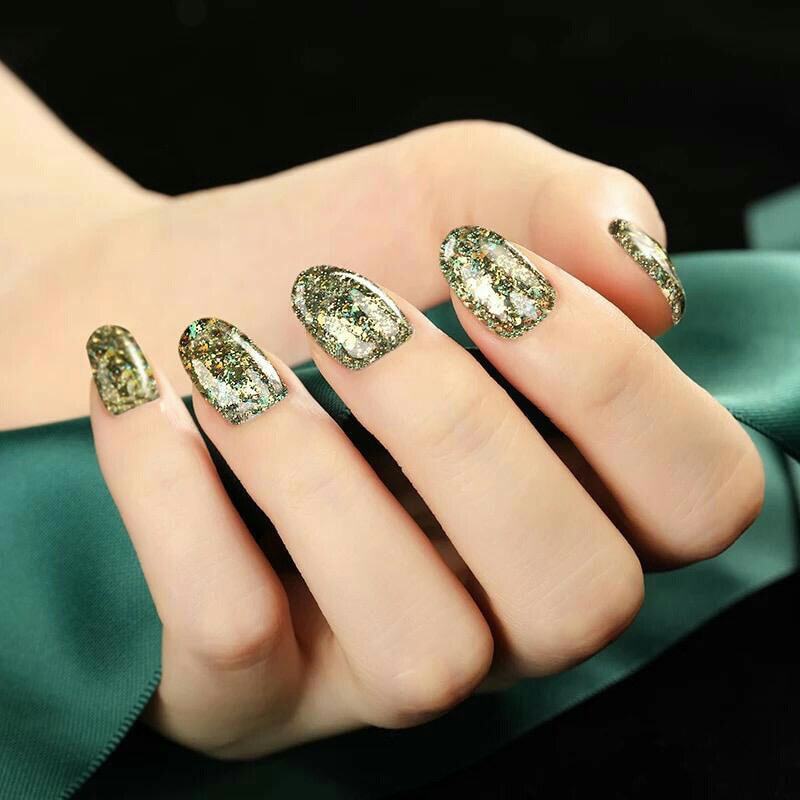 READY STOCK ROSALIND Shiny Diamond Gel Nail Polish UV LED / Kutek / Cat Kuku