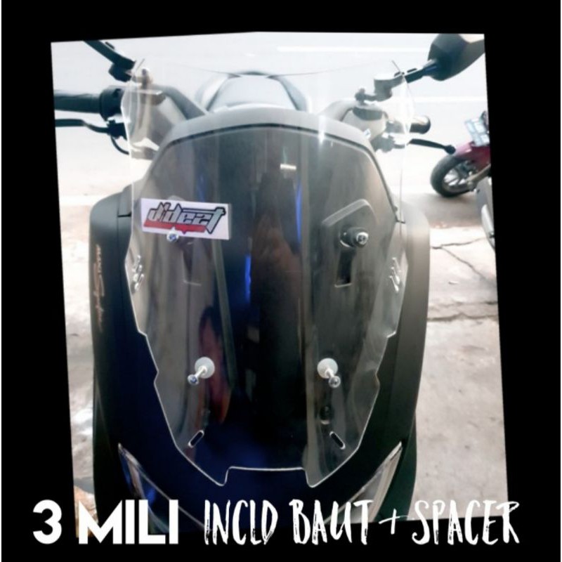 WINDSHIELD VISOR WS MODEL OCITO CYBORG YAMAHA NEW NMAX 2020