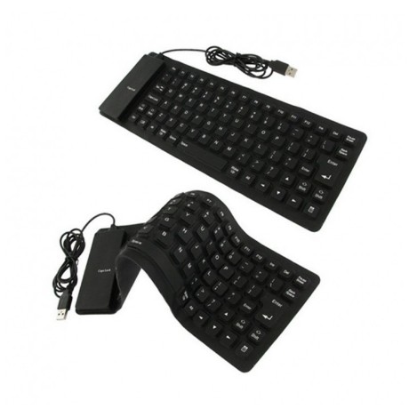 Trend-Keyboard USB Flexible Mini + OTG Type C to USB 2.0