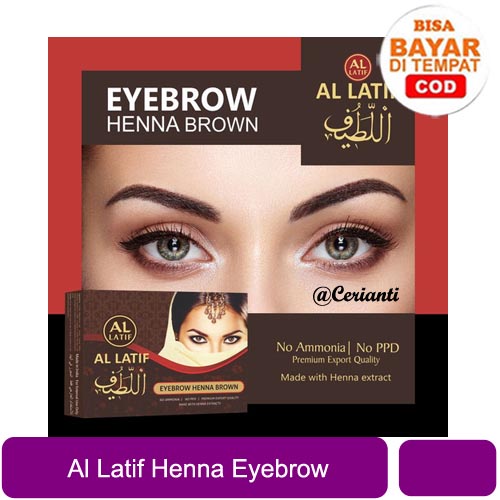 AL LATIF EYEBROW HENNA ALIS BROWN