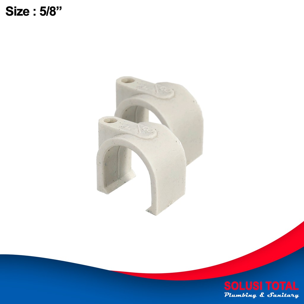 Klem Pipa PVC 5/8 Inch Lokal