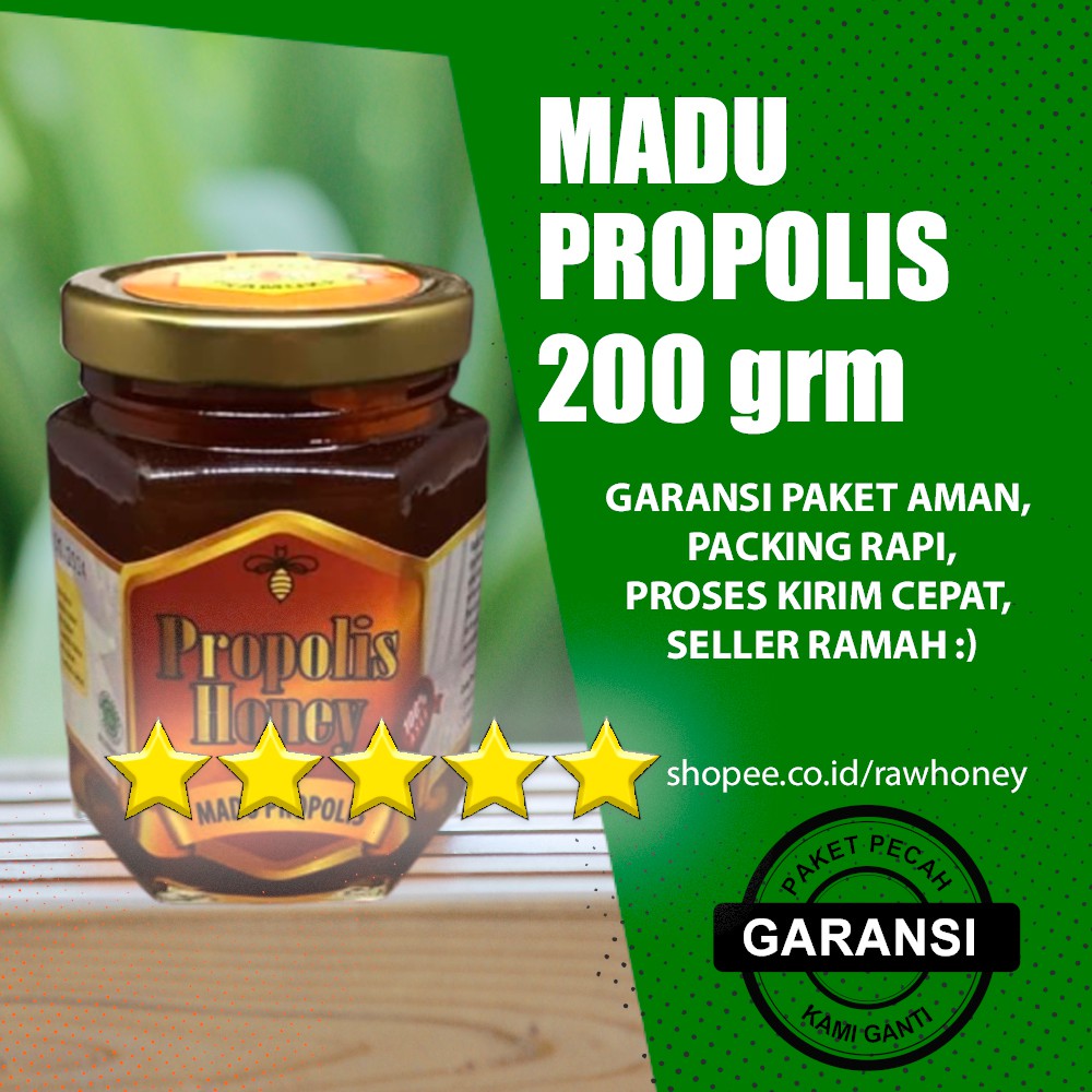 

Madu Propolis Pramuka 200 gr Imun Tubuh Cegah Corona Madu Pramuka Propolis Asli Murni 100% Original
