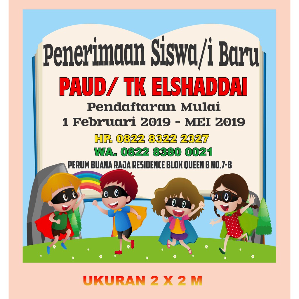 Backdrop Banner Spanduk Shopee Indonesia