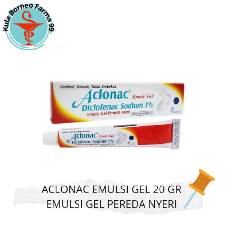 Aclonac Emulsi Gel 20 gr - Krim Pereda Nyeri