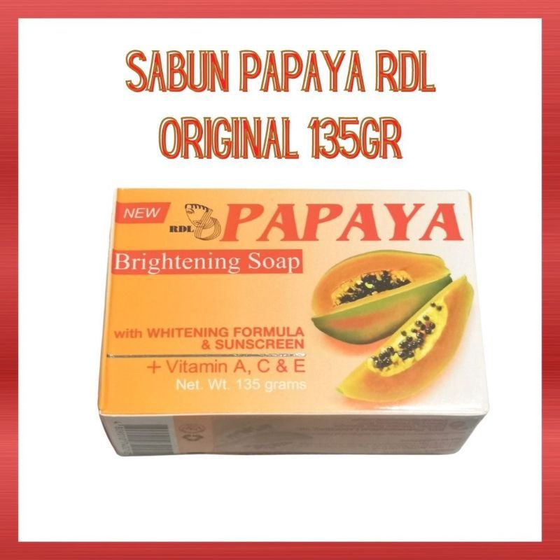 [ORIGINAL] RDL PAPAYA Brightening Soap 135gr