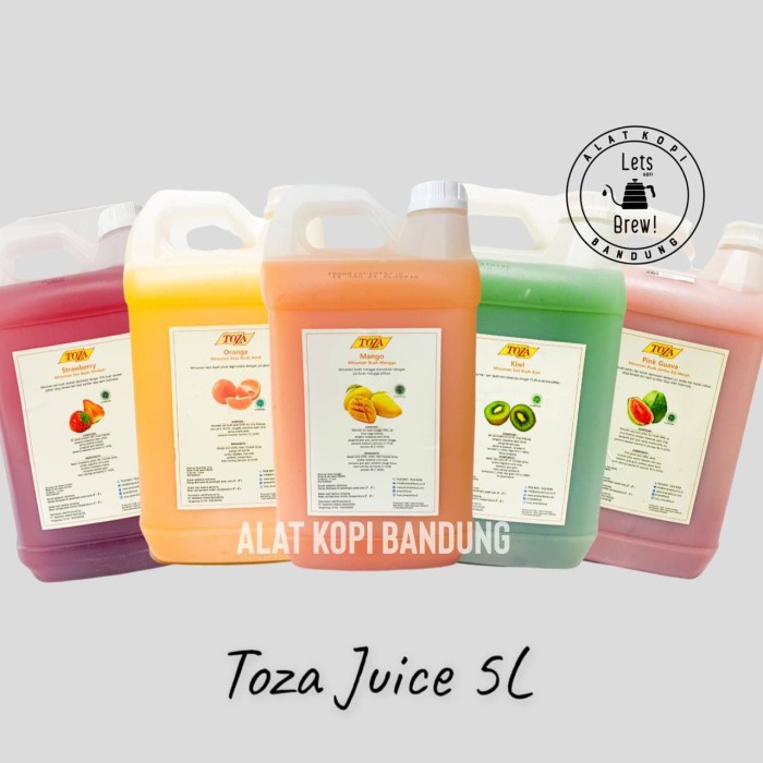 

(BISA COD) Toza Juice 5 liter juice buah siap minum (variant di keterangan) - orange