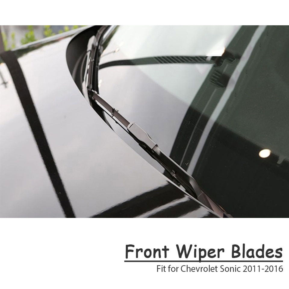 1 Set Karet Wiper Kaca Depan Mobil Untuk Chevrolet Sonic 2016 2015 2014-2011