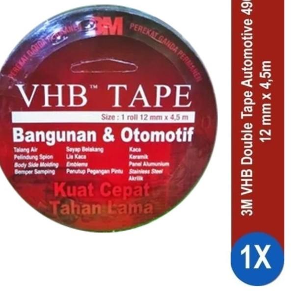 

❀ Double tape 3M VHB merah 12mm x 4,5 meter ▲