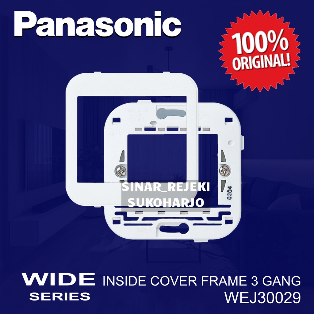 Panasonic Saklar Seri Isi 3 Inbow / Tanam