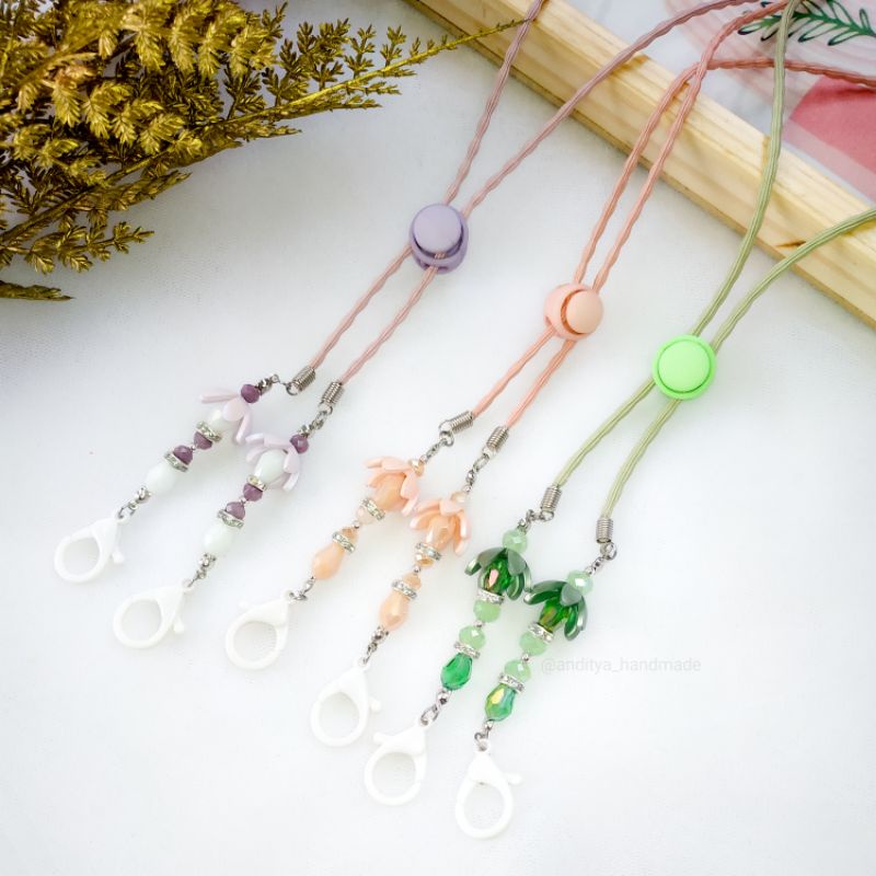 Strap Masker | Kalung Masker 2 in 1 | Kalung Masker Hijab