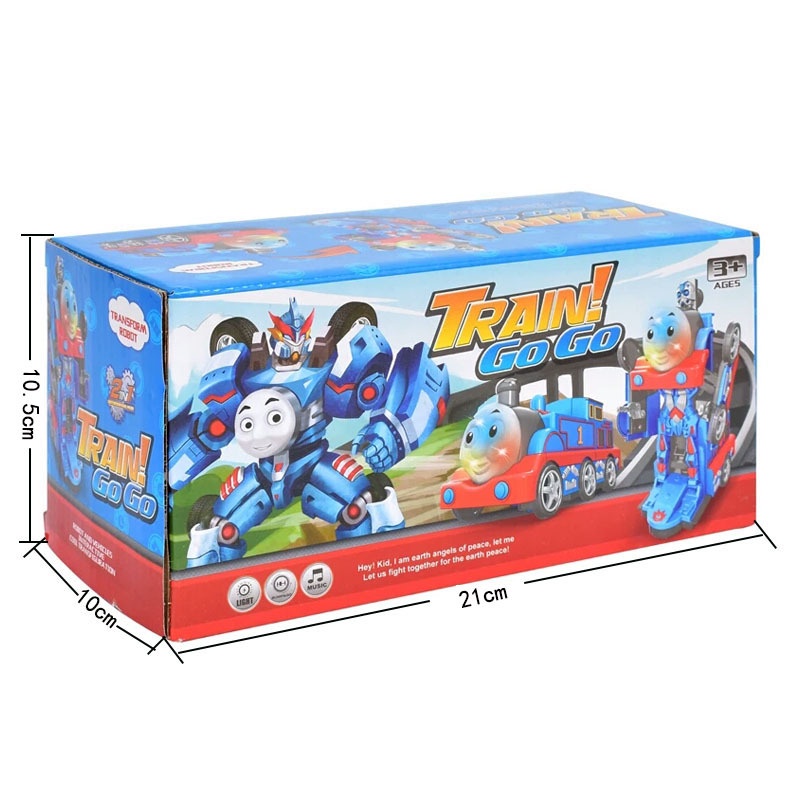 Mainan anak laki laki Train Go Go 2in1 / Kereta Robot Transformers 2in1 / Mainan anak