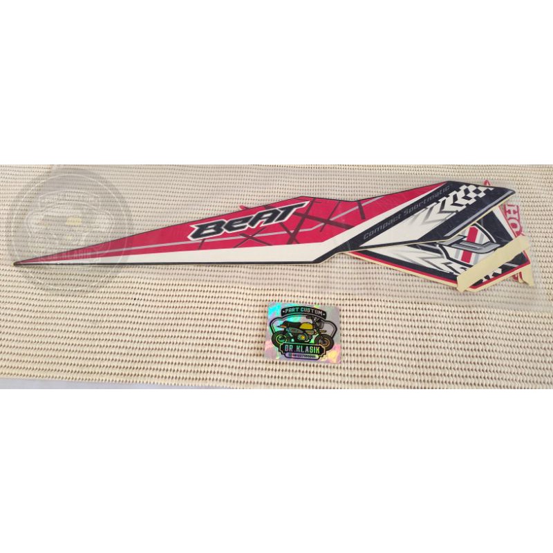Striping Stiker Honda Beat Esp 2016 2017 Merah Putih