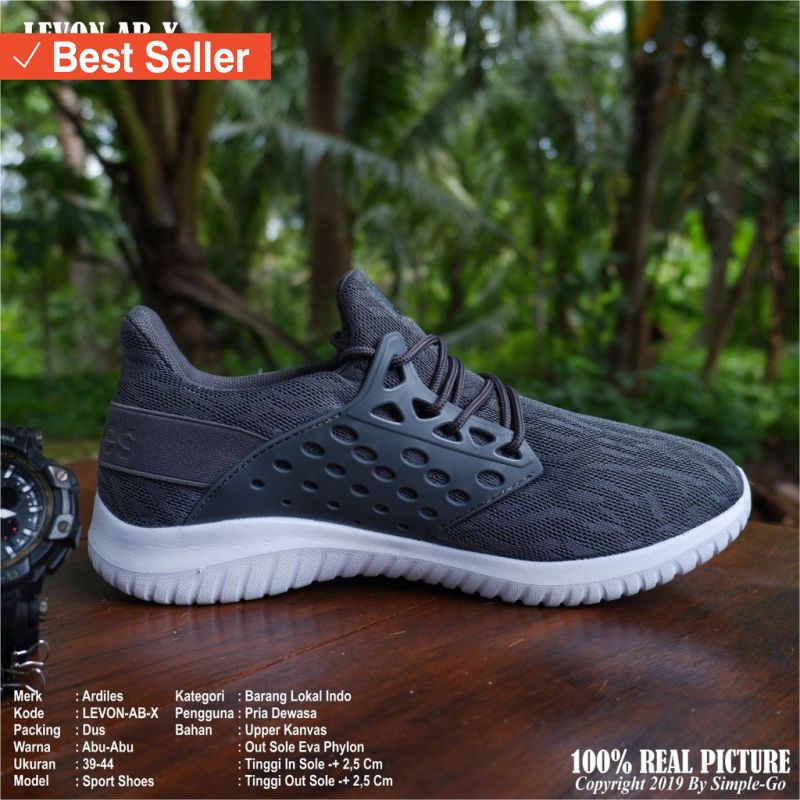 FASHION REMAJA MURAH TERLARIS MODERN UNIK / RUNNING SHOES PRIA ARDILES LEVON 39-44