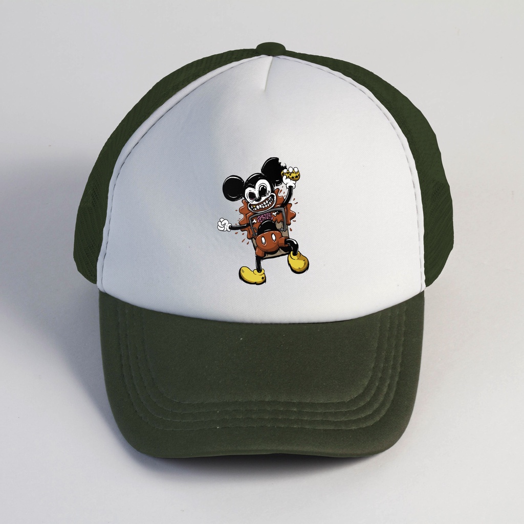 TOPI NICKEY MOUSE GRAFITI/NICKEY MOUSE/TOPI TRUCKER/TOPI JARING/TOPIJARINGORI/TOPIPRIA/TOPIDISTRO/TOPI CUSTOM/TOPIMURAH/TOPIJARINGMURAH/TOPITRUCKERMURAH/TRUCKER ORI