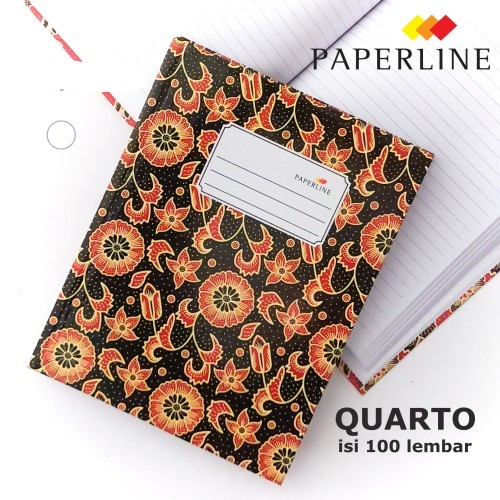 

Buku Hard Cover Paperline Quarto - 100 Lembar