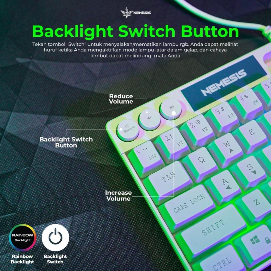 Keyboard Mini  SC NYK ERIS K-06 RGB