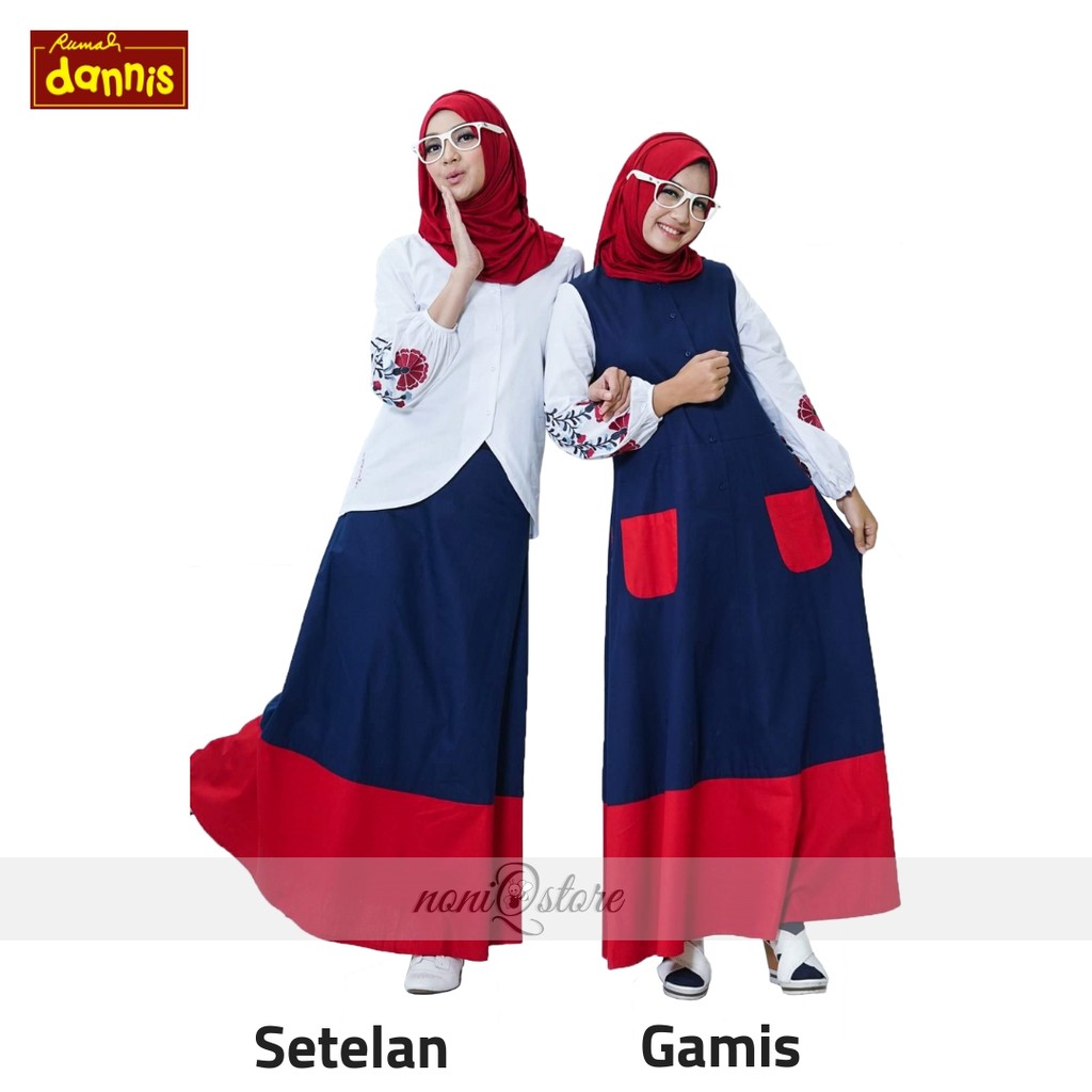 Baju Abaya Dannis Dboho Noniqstore