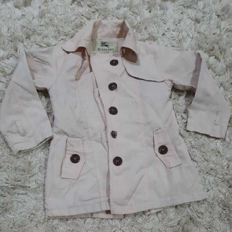 preloved jaket burberry  anak