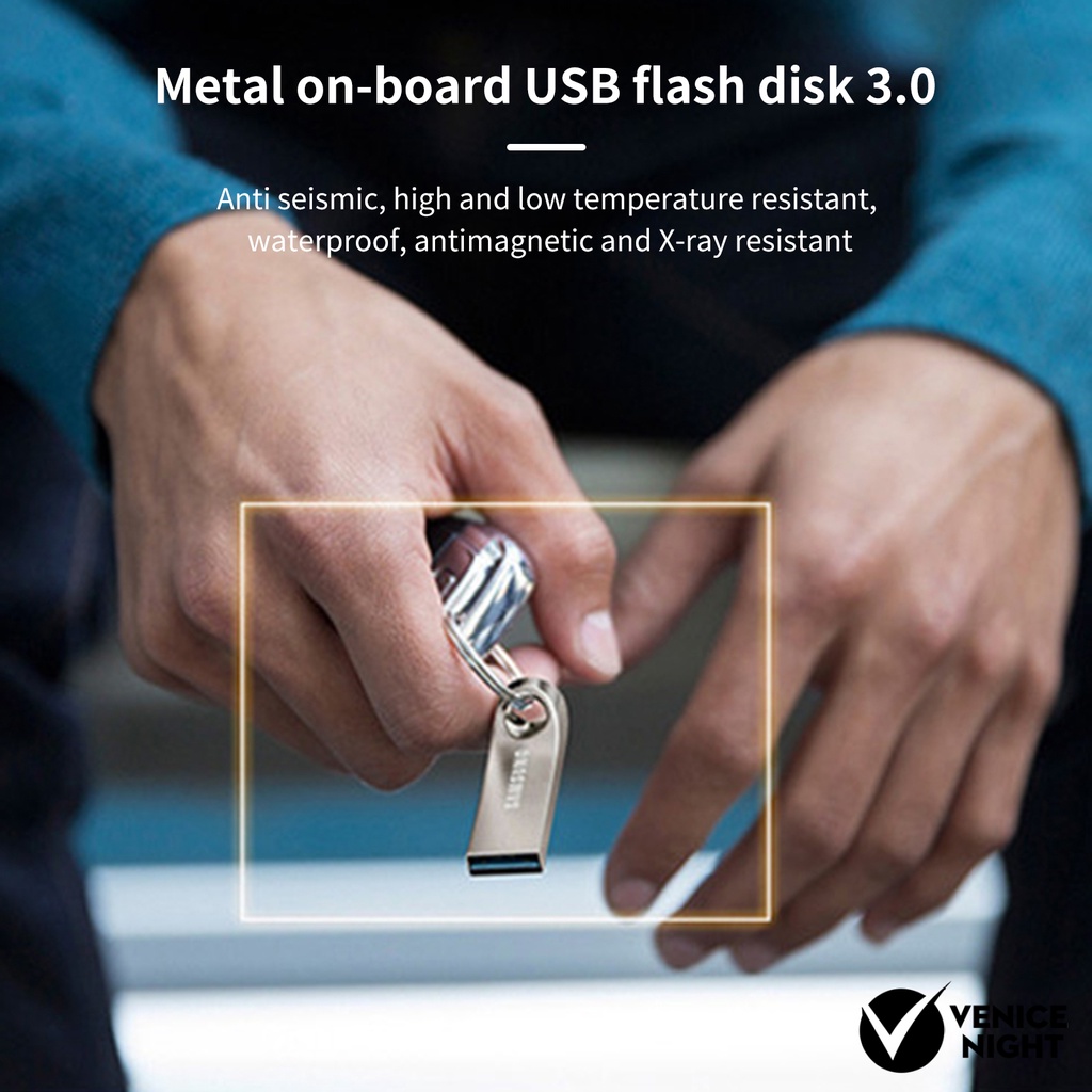 (SF) Seobiog Flashdisk USB 3.0 Bahan Logam Tahan Air Untuk Mobil