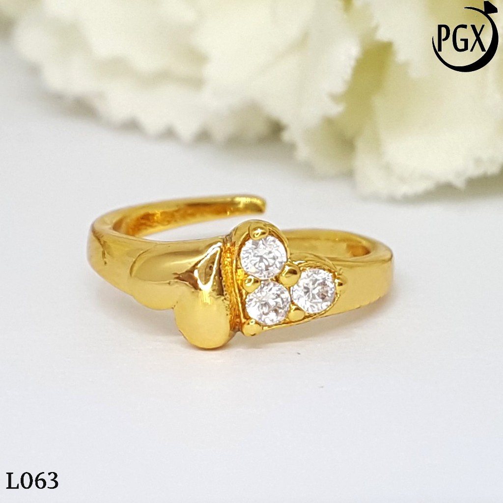 PGX Cincin Anak Xuping Aksesoris Perhiasan Lapis Emas Premium - L063