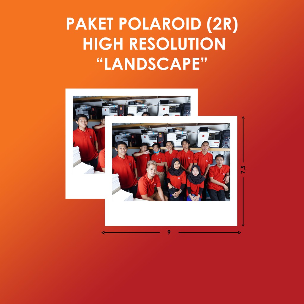 

CETAK FOTO POLAROID 2R LANDSCAPE (HASIL TAJAM, KERTAS TEBAL & LAMINASI 2 SISI)