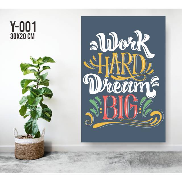 Hiasan Dinding Kata Poster Kayu Quotes  Cafe Vintage Wall 