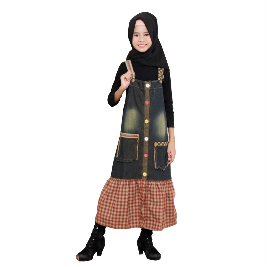 Overall Jeans Anak Perempuan