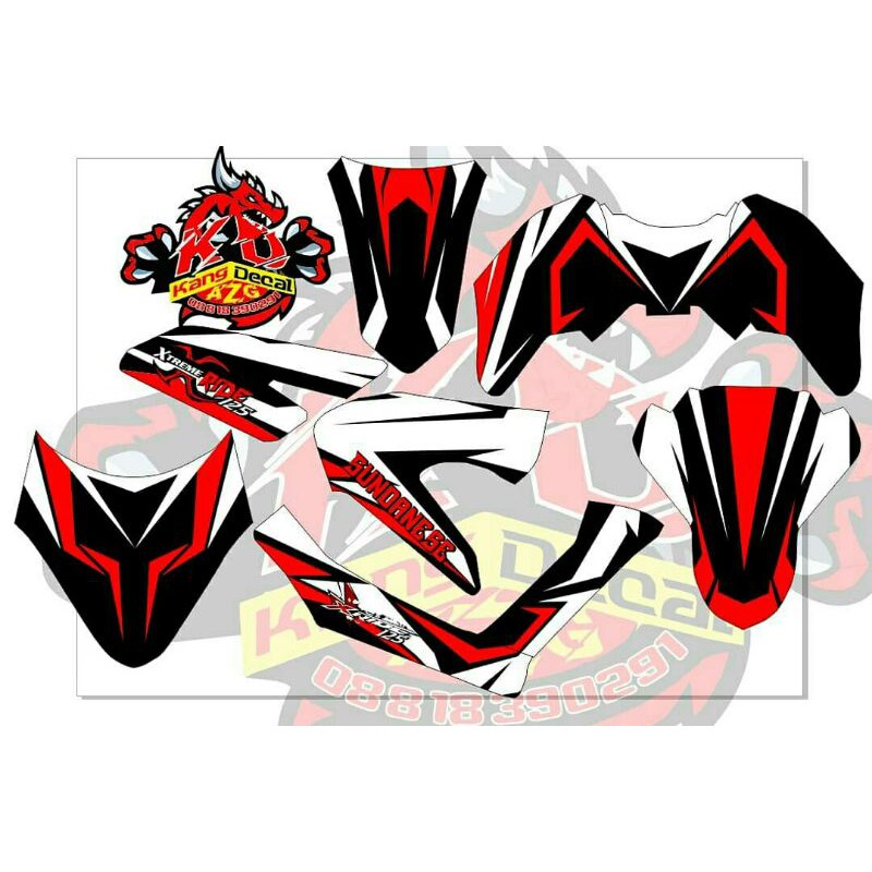 decal xride 125 xtreamex