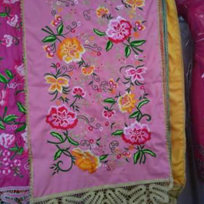 Bukittinggi Original Selendang Koto Gadang Bordiran Sulaman