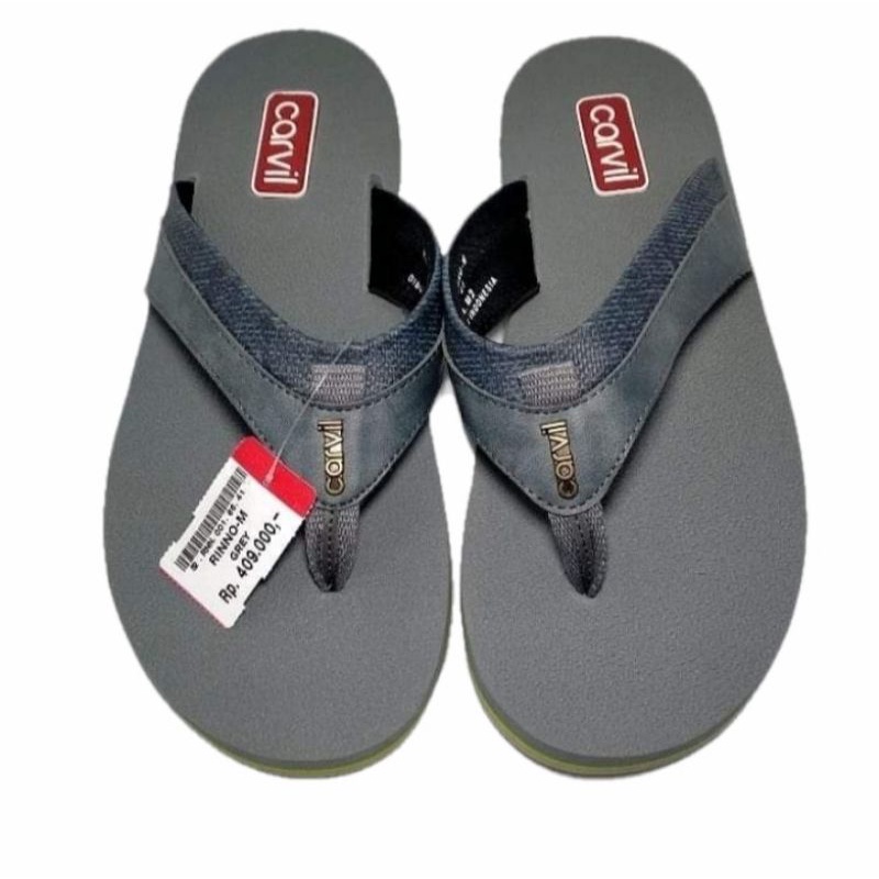 sandal jepit pria original carvil Flores empuk