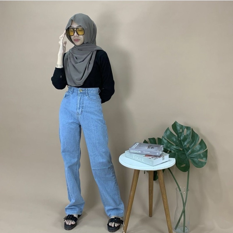 AVERYL HIGHWAIST LOOSE JEANS 217