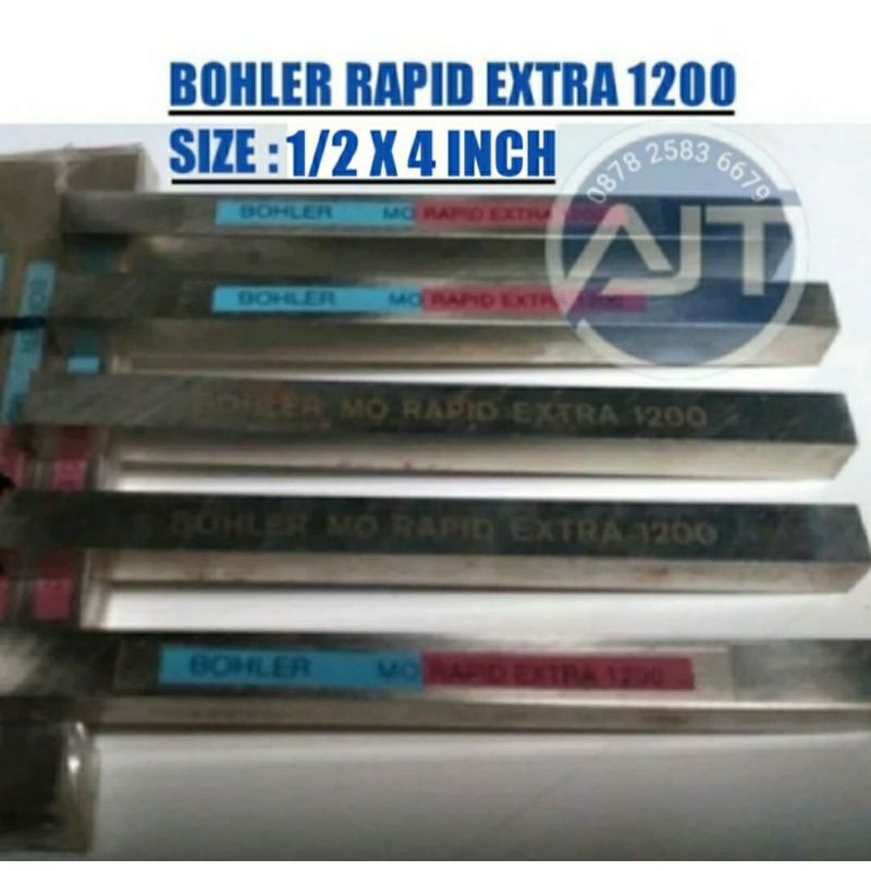 Pahat Bubut Bohler 1/2 X 4 Inch Mata Pisau Bubut Hss 12 X 12 X 100 Mm.mata Pahat Bubut Hss